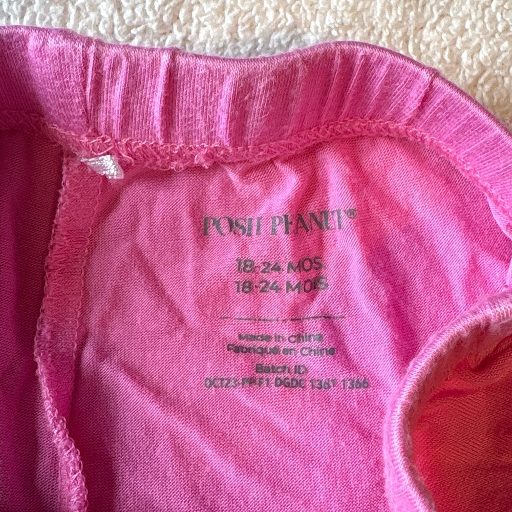 Posh Peanut Pink Ruffled Leggings, Sz 18-24 months - Picture 4 of 4